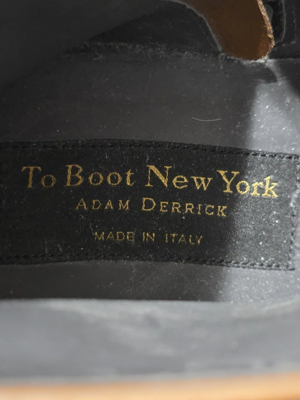 To Boot New York Adam Derrick Brown Leather Combat Ankle Boots Italy Zip Up 8